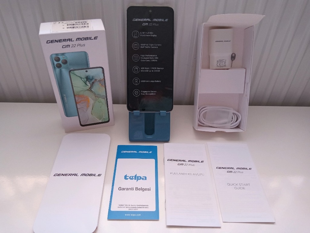 GENERAL MOBİLE GM 22 PLUS BEYAZ RENK 4 GB RAM 128 GB HAFIZA - 14