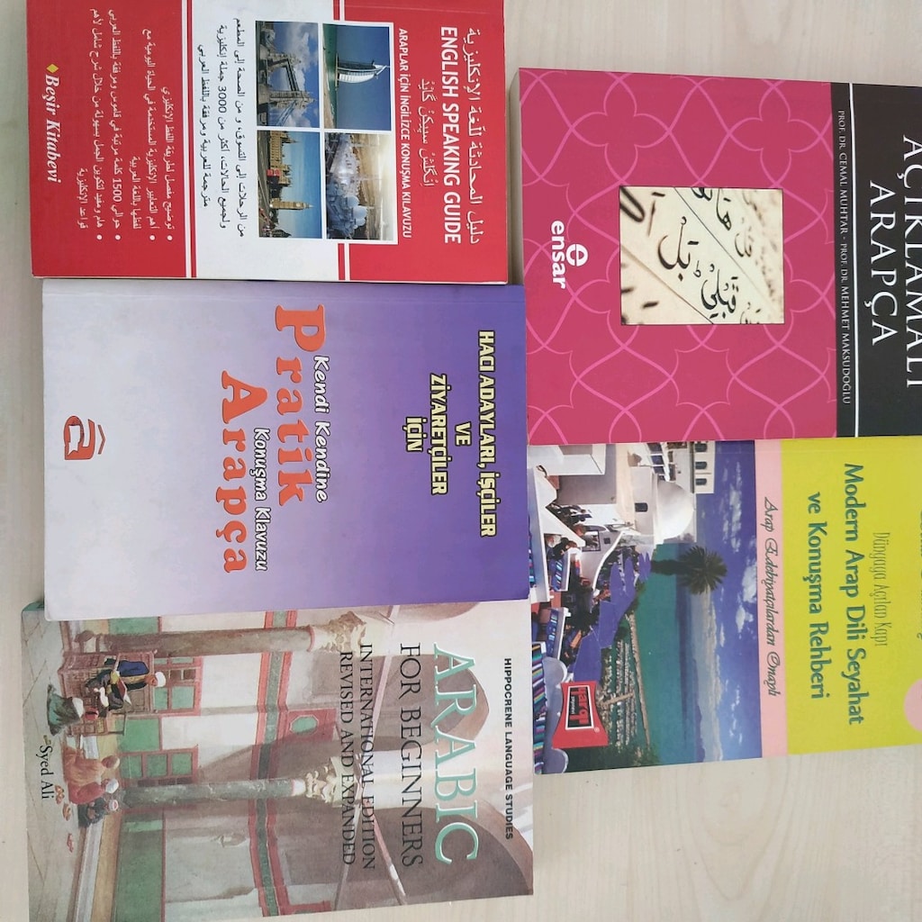 5 adet Arapça kitap orijinal modern Arap dili cd'li - 2