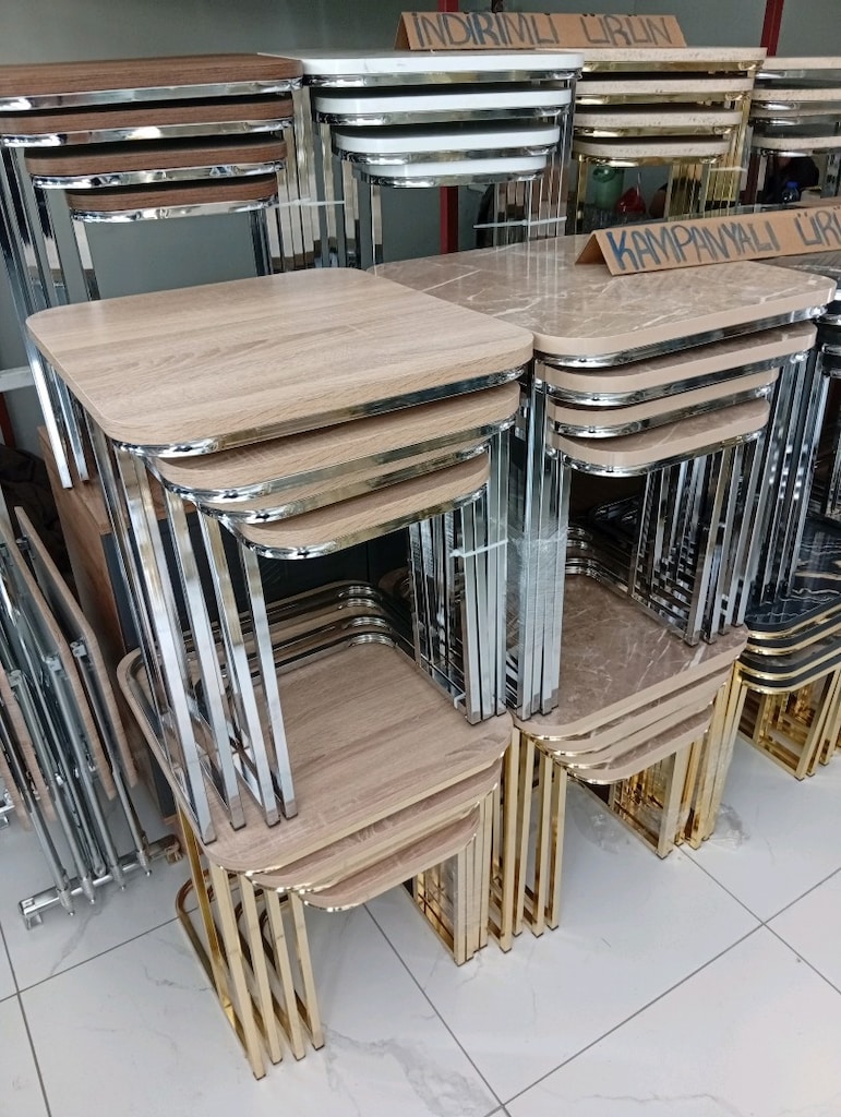 Kampanyalı Nakite Özel Gel Ala Özel Koltuğa Geçe Bilen Sehpa
