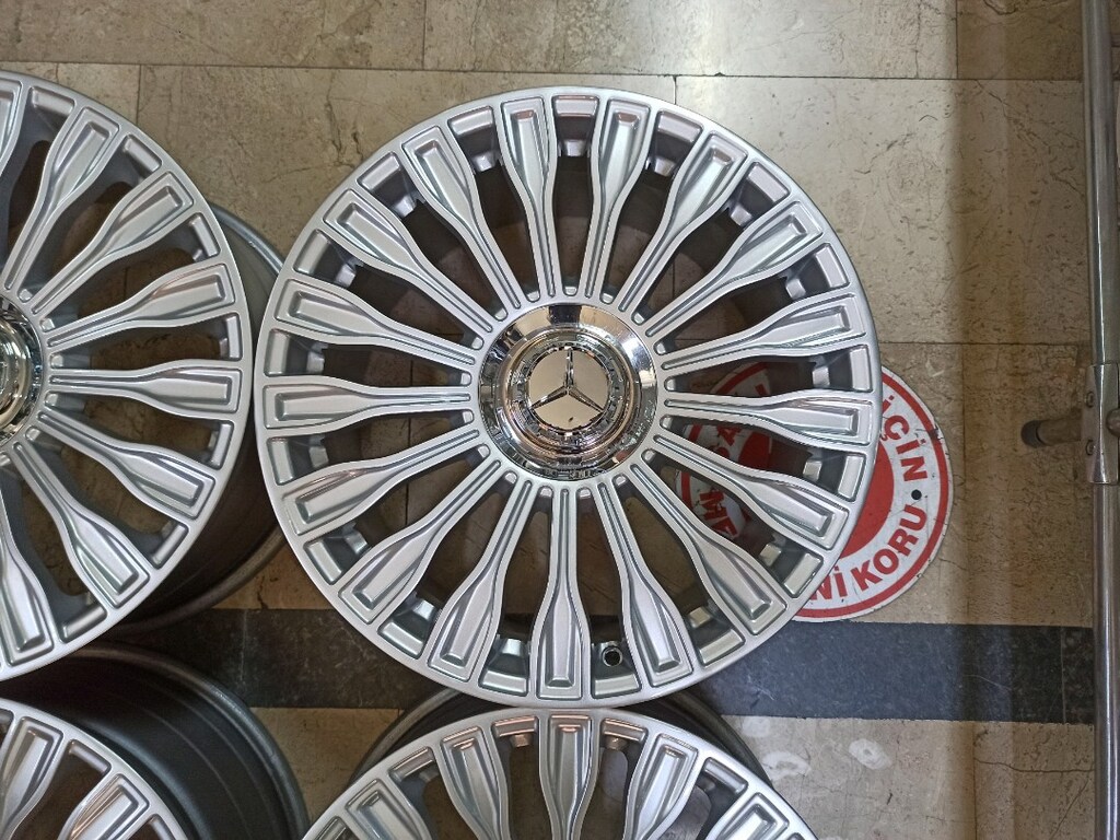 18 inç 5x112 Mercedes maybach jant takımı 2.el - 5