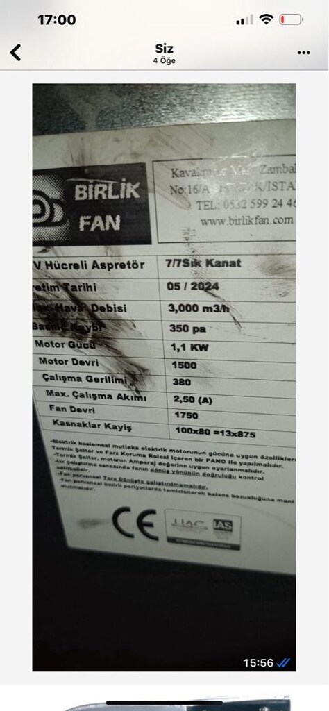 havalandırma motoru kabinli sık kanatlı - 4