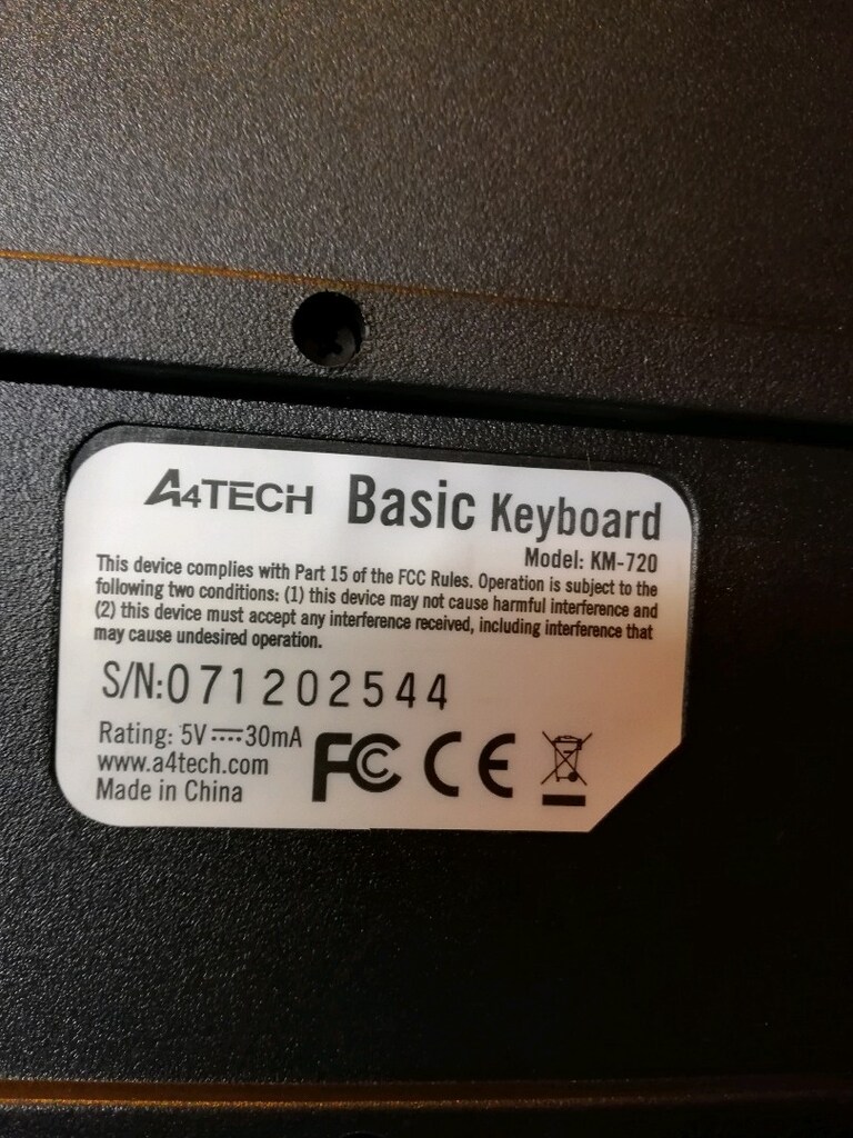 A4 tech PS/2 giriş klavye - 3