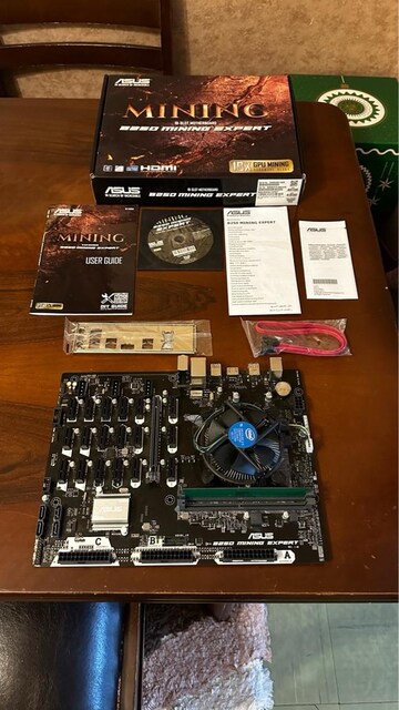 Asus B250 Mining Expert Full Kutu İçeriğiyle