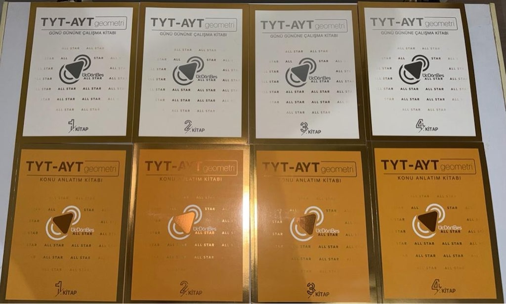 56 ADET FULL SET 345 ALL STAR TOPLAM SIFIR TYT-AYT - 8