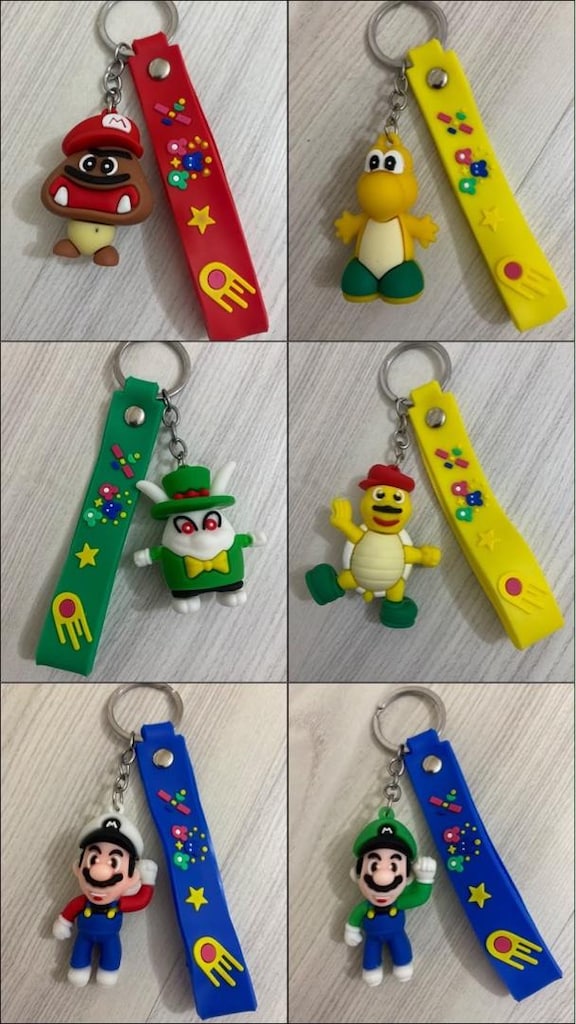 ithal 3d slikon anahtarlık 100 adet 1900₺ - 3