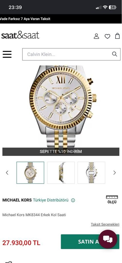 Orjinal michael kors bay ve bayan kol saati - 11