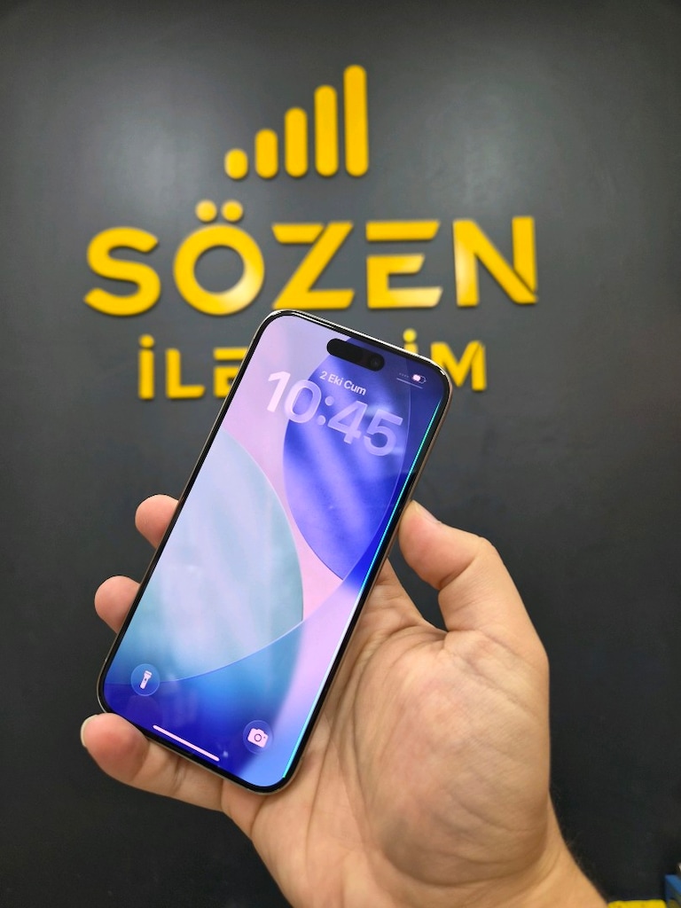 SÖZEN İLETİŞİM İPHONE 15 PRO 128GB PİL 100 KUTU FATURALI TERTEMİZ - 4