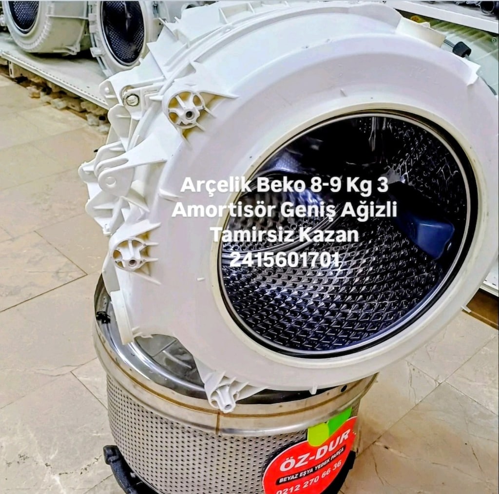Arçelik Beko 8-9 kg 3 Amortisör Geniş Ağızlı Tamirsiz Çamaşır Makinesi - 4