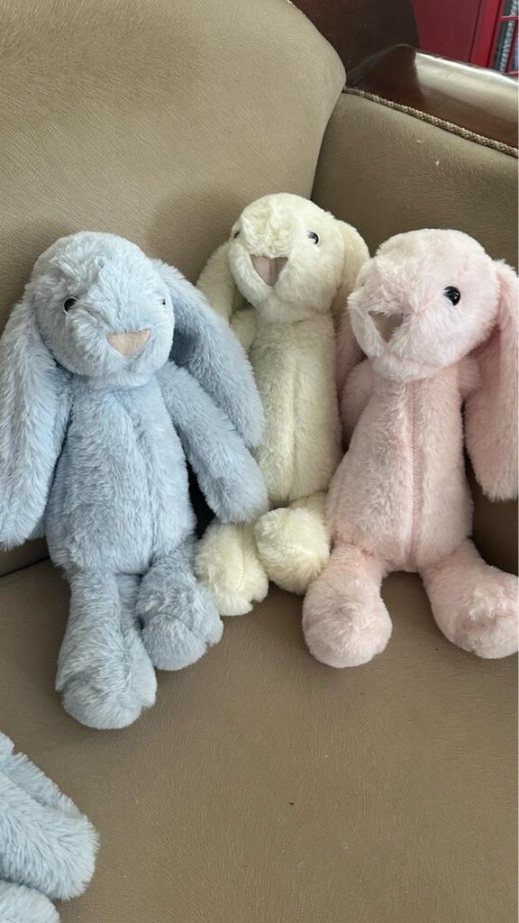 TOPTAN UYKU ARKADAŞI PELUŞ TAVŞAN 34cm - 15