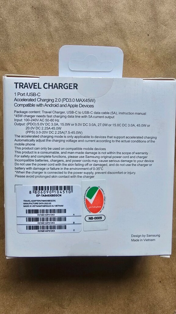 Samsung 45W şarj cihazı orijinal sıfır cihaz - 2