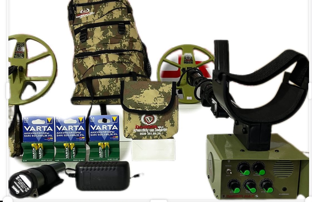 Dagger Max Strong Pro Paket VLF Define ve Altın Dedektörü (Analog ... - 2
