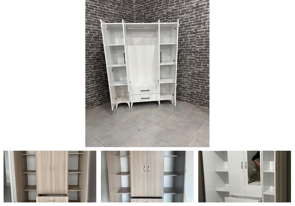 4 kapaklı elbise dolabı hwigdburir - 4
