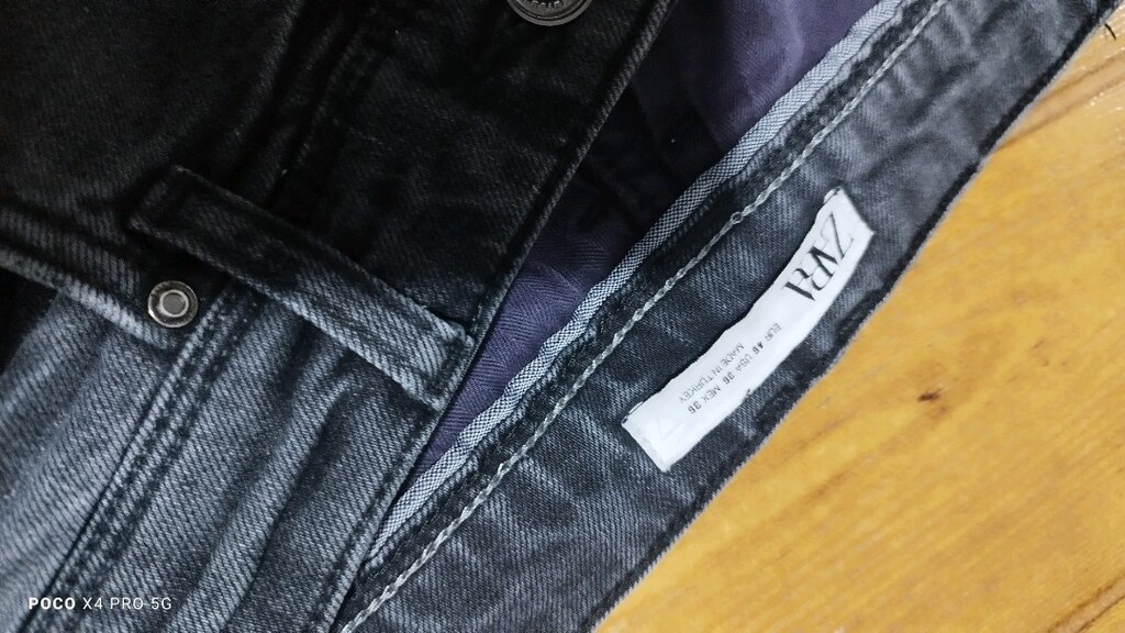 #Zara jeans pantolon..Eni çekilince 47 Boy 99 Paça 16???BOMBA İNDİRİM - 6
