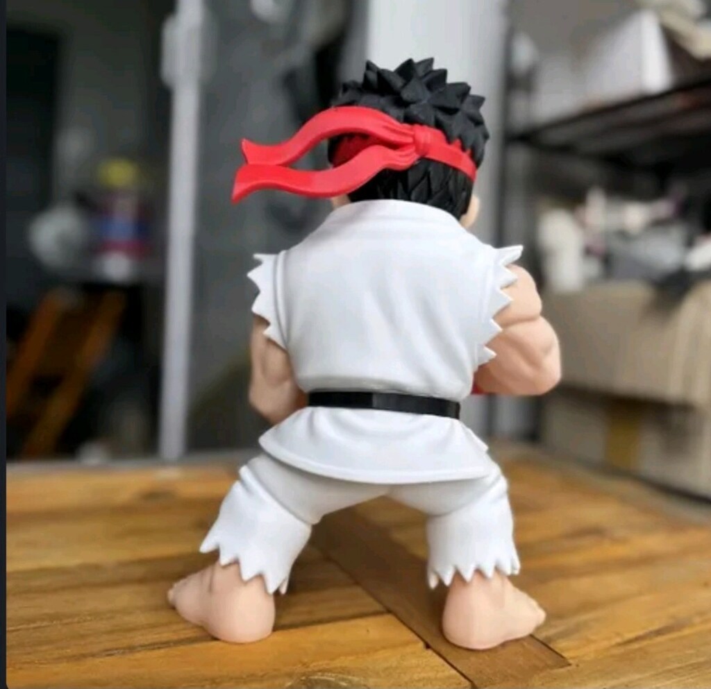 Street Fighter Ryu ve Ken Figür Seti - Özel Tasarım Hediyelik - 4