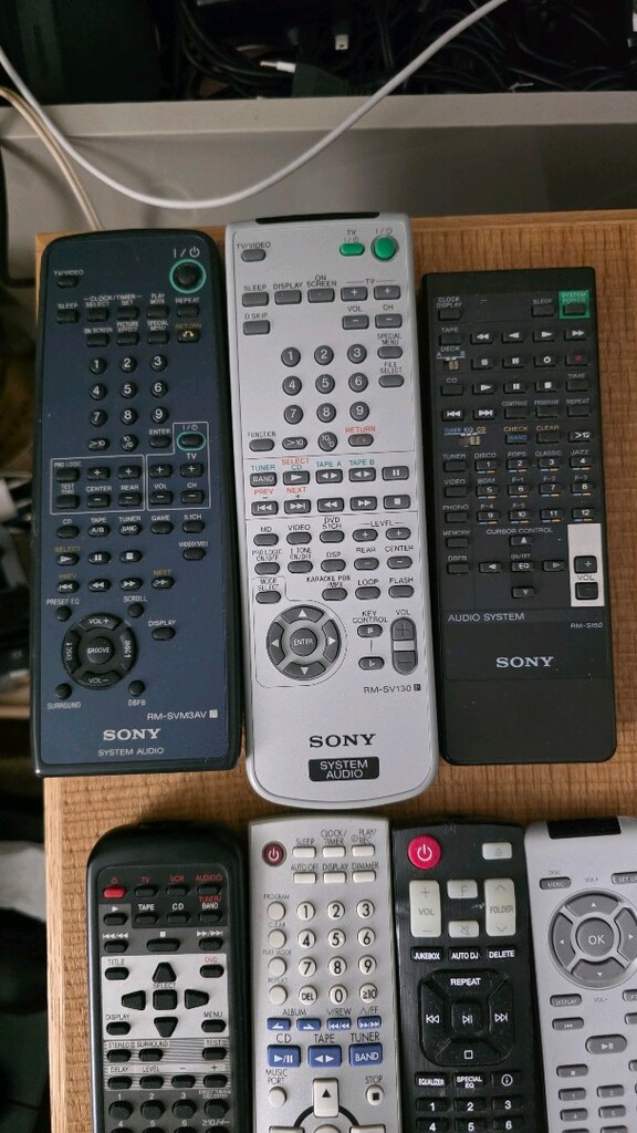 Sony, Technics, panasonic, Philips müzik seti, Pioneer dvd kumandaları - 2
