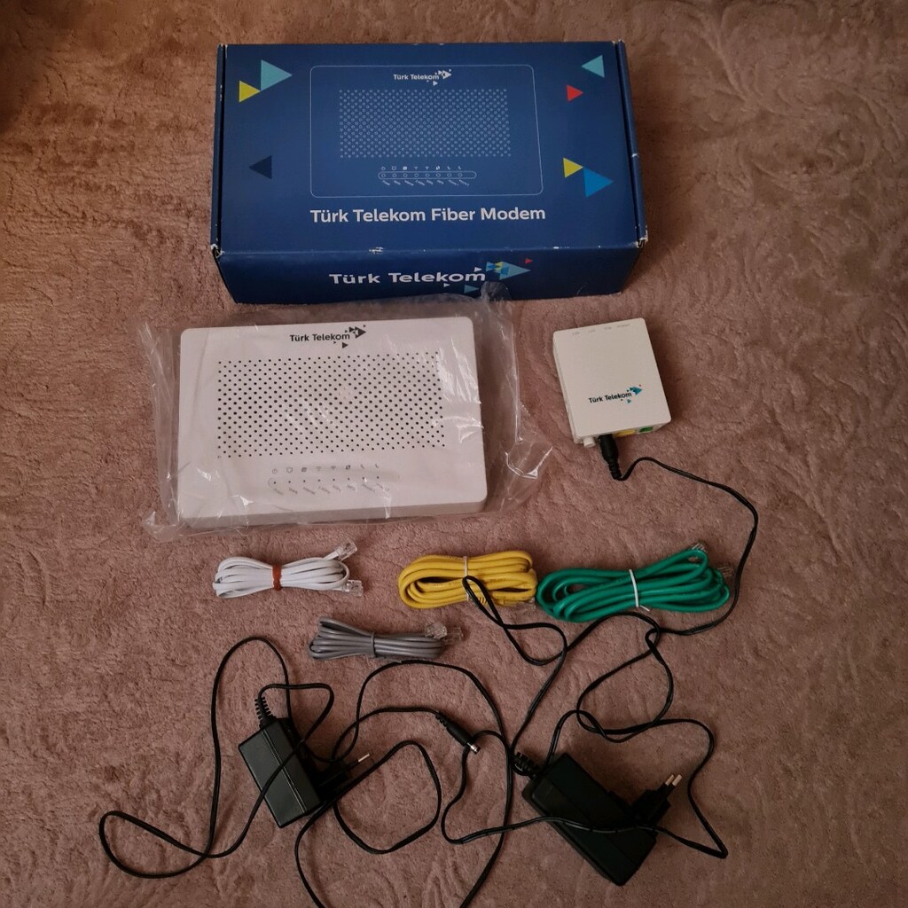 türk telekom fiber modem ve gpon