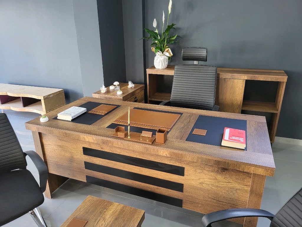 OFİS MOBİLYASI MAKAM ODASI BÜRO TAKIMI KOMPLE SET - 9