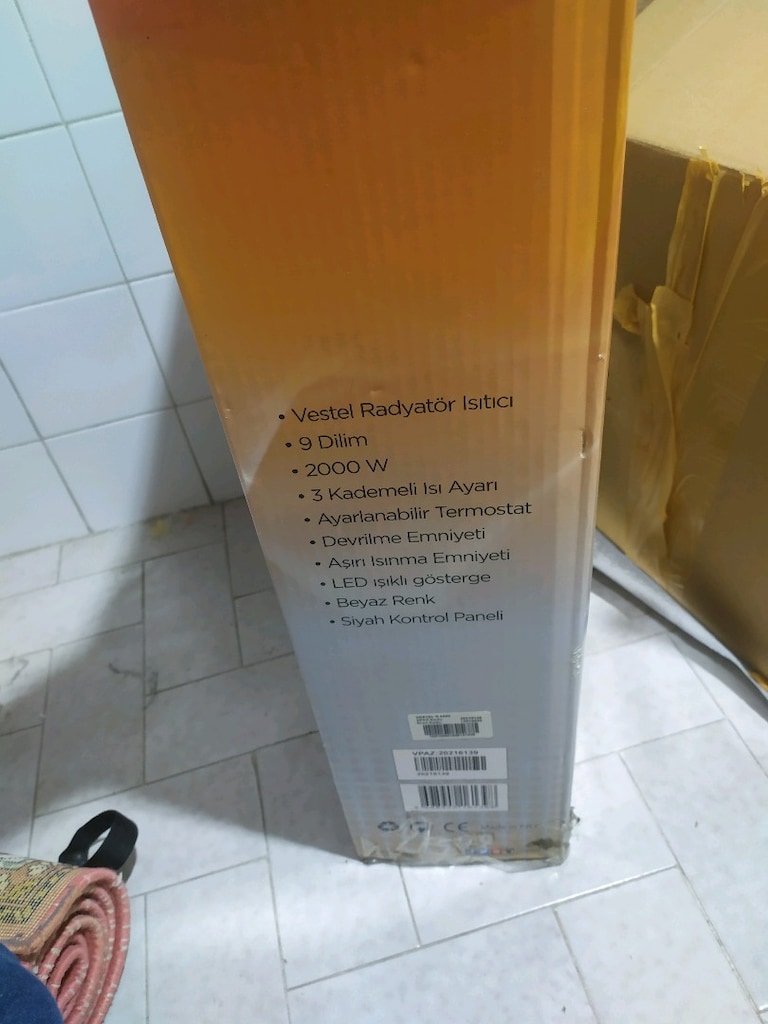 Vestel R9000 2000W 9 Dilim Yağlı Radyatör / Sıcaklık Ayarlı Isıtıcı - 3