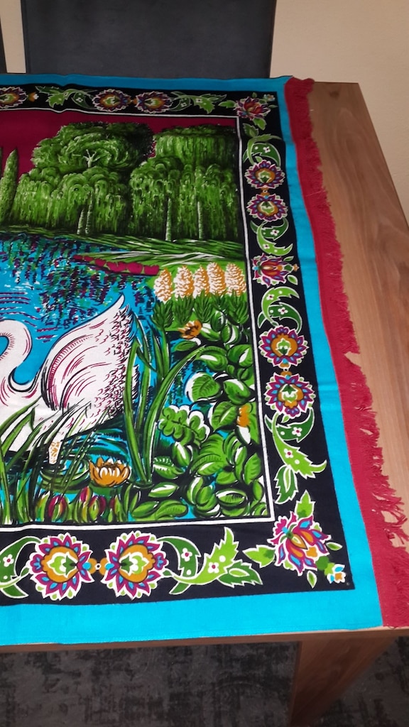 145x90cm Ördekli manzaralı Kilim Sıfır - 7