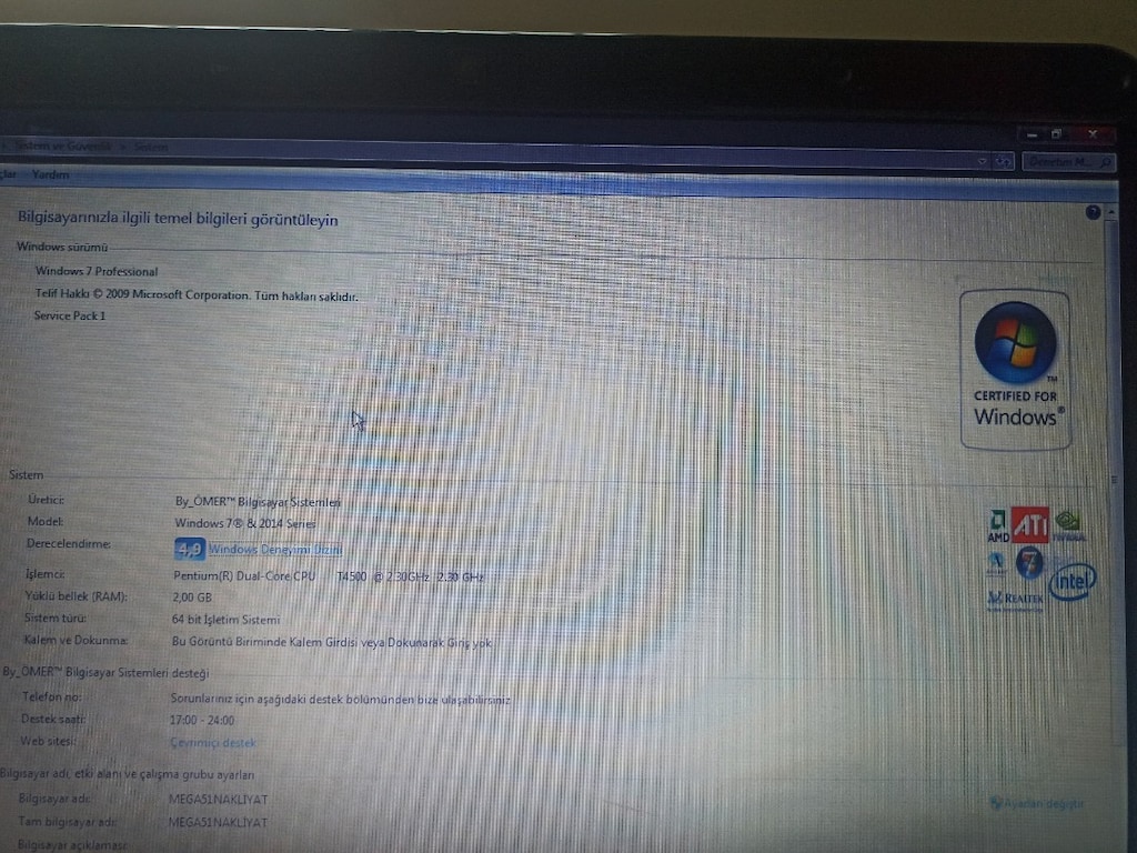PackardBell Laptop ACİL SATILIK - 6