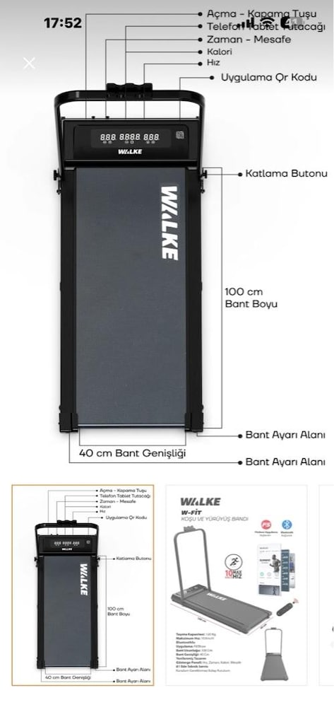walkie koşu bandı - 2