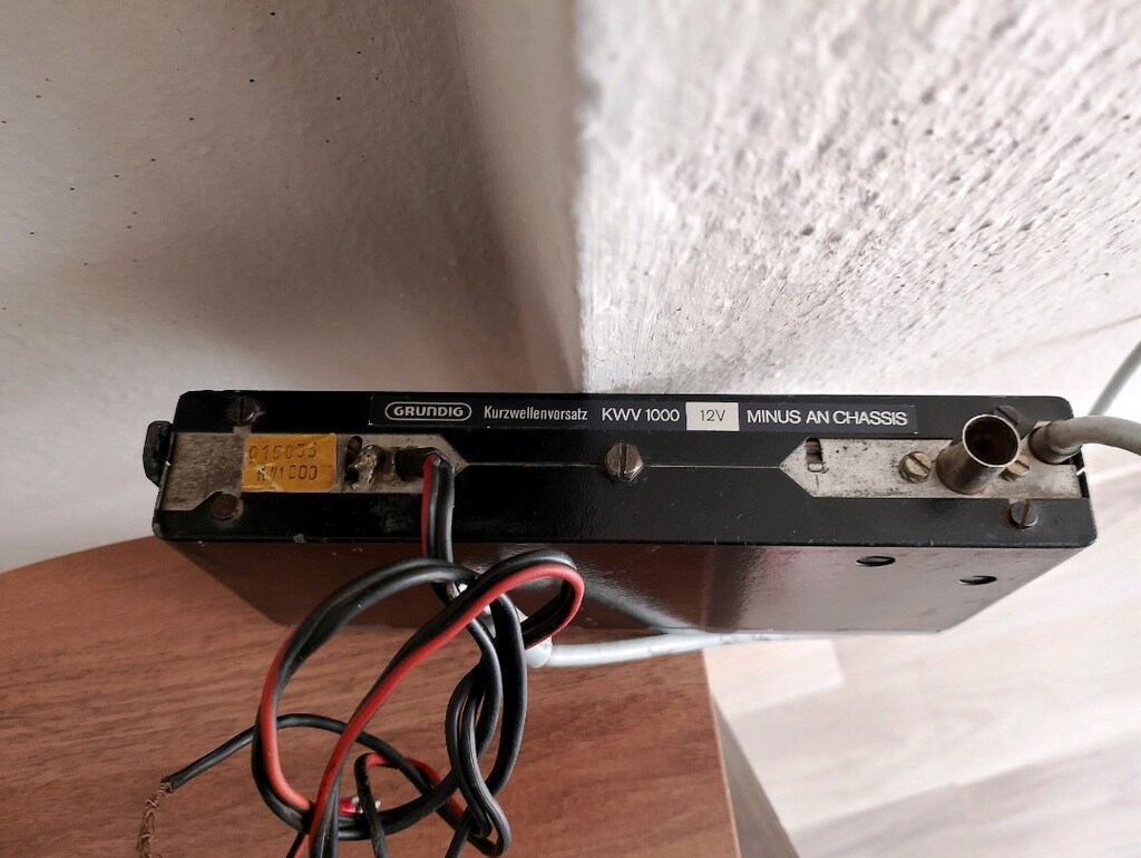 Vintage Grundig KWV 1000 kısa dalga dönüştürücü - 5