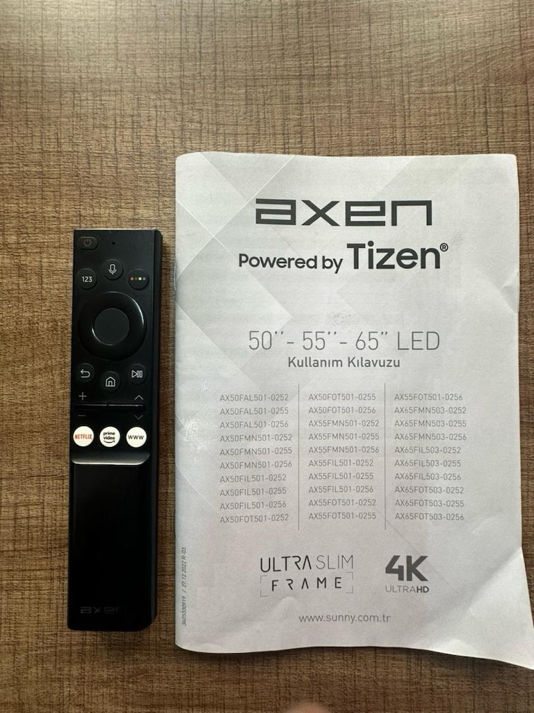 Axen AX50FMN501 50 inç 126 Ekran 4K Ultra HD Tizen LED TV - 6