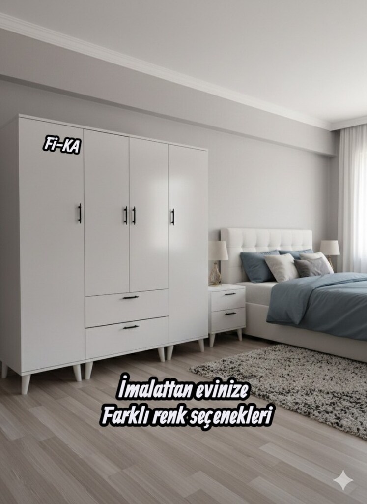 4 KAPILI DOLAP ÜCRETSİZ NAKLİYE - 2