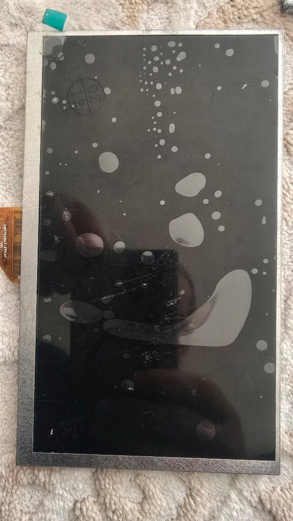 GB070ABA7 FPCA1XH kodlu tablet teyp multimedya üretim bandı ekranları - 5