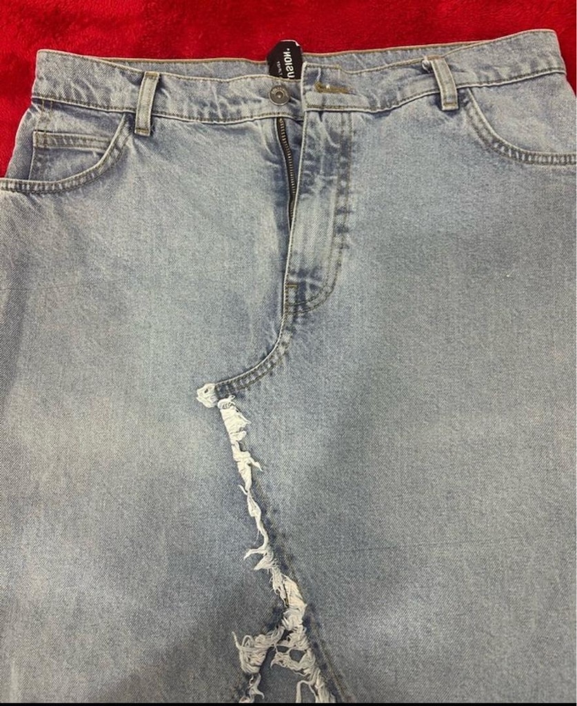 XL bed jeans Etek taşlanmış - 5