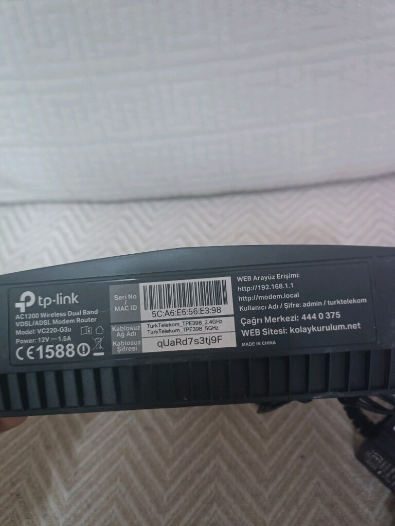 Ruter Modem VDSL destekli - 2