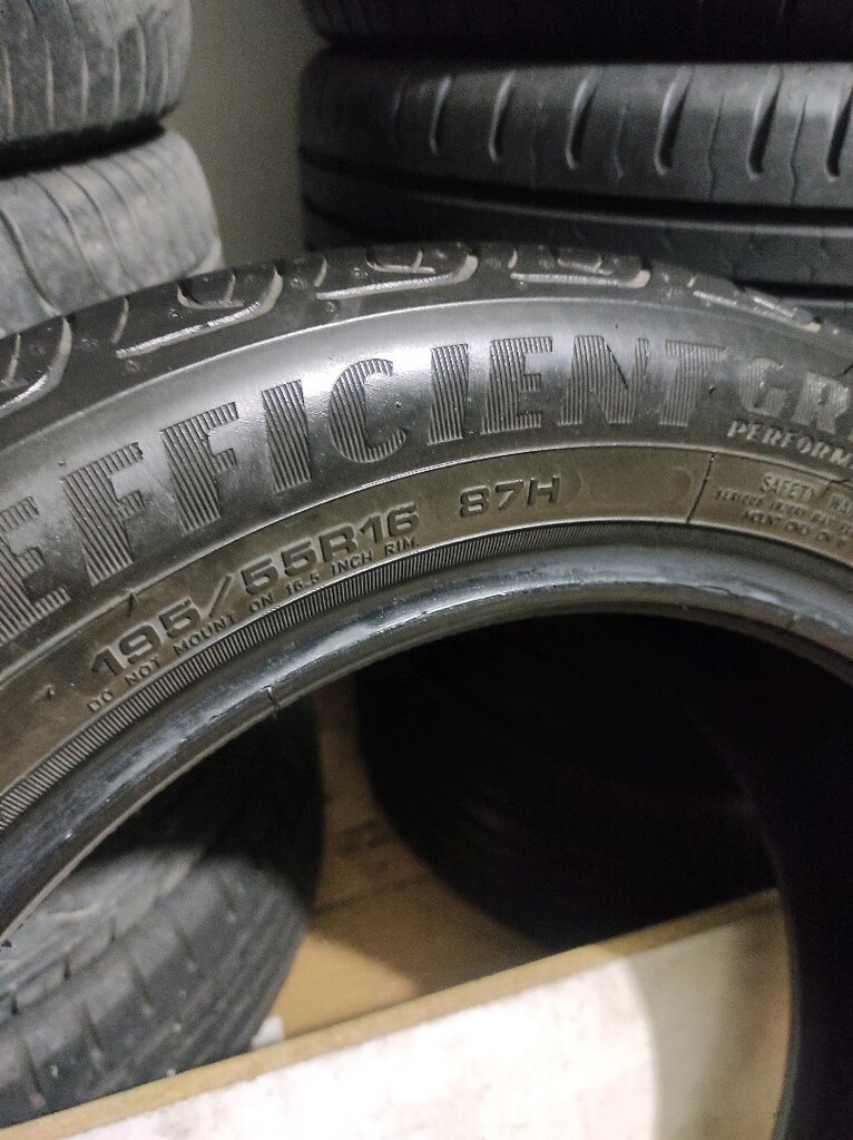 195-55-16 Goodyear 1 adet yazlık lastik (tarih:2020) - 6