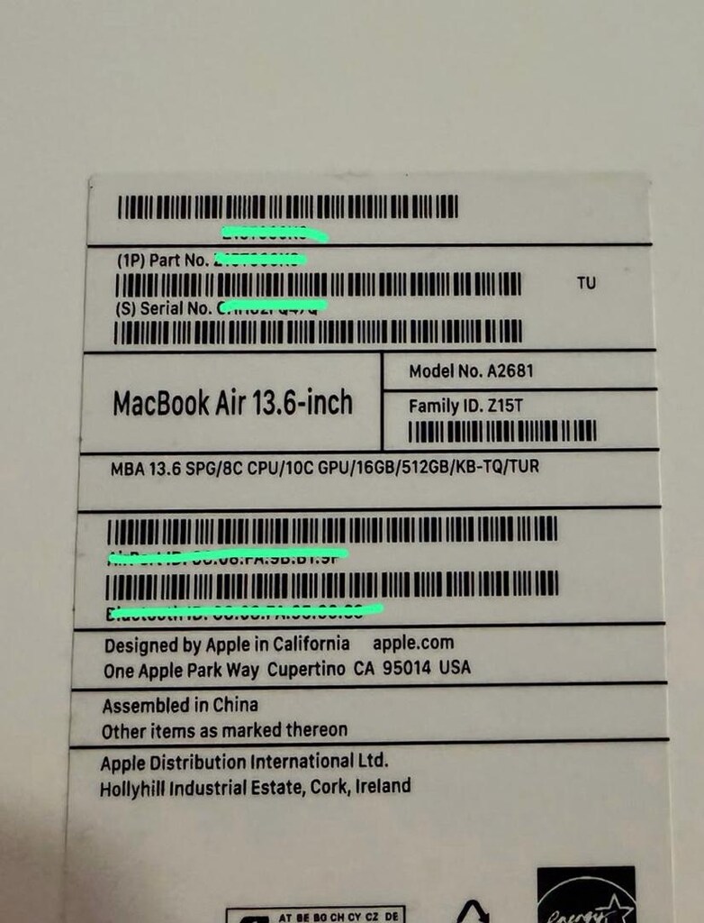 macbook air m2 16 gb ram 512 ssd (8cpu 10gpu) Türkiye cihazı - 3