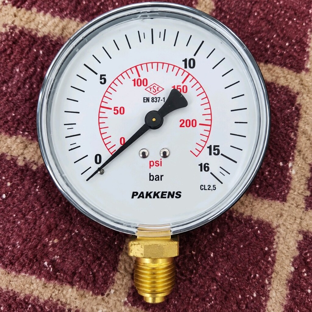 PAKKENS ve MONEKS Basınç ve Sıcaklık Ölçer Sıfır - 3