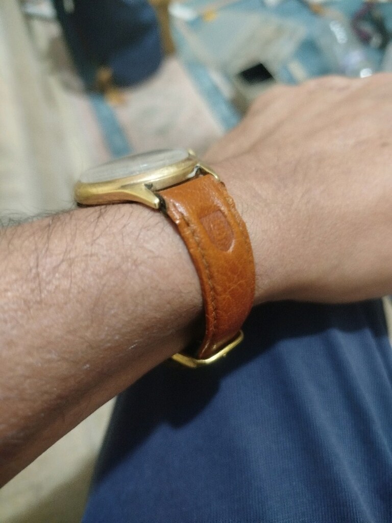flea antika kurmalı altın saat - 5