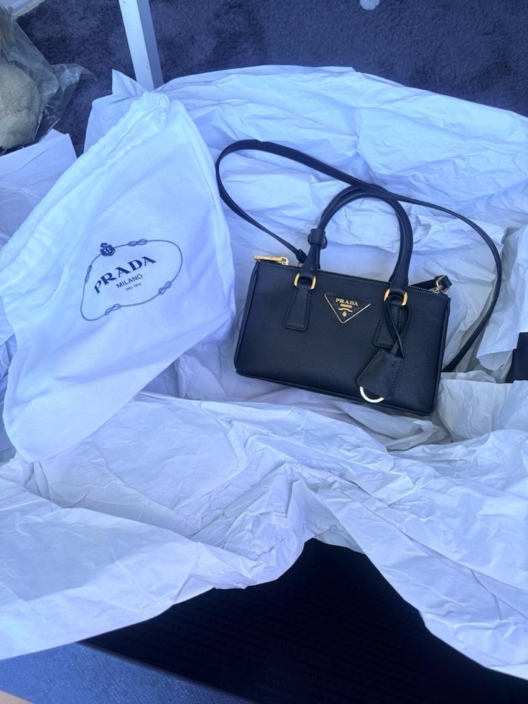 prada galleria saffiano deri mini çanta - 5