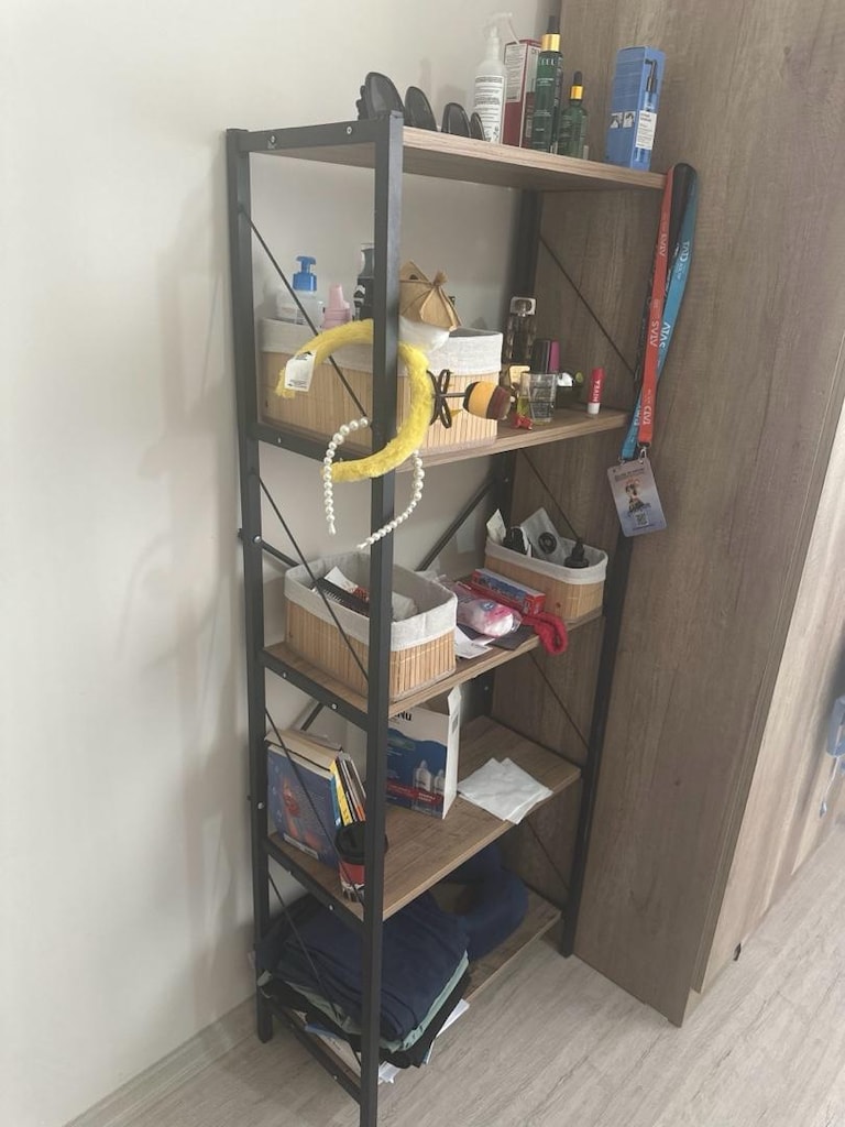Çok Amaçlı Raf/Kitaplık/ Dekoratif Banyo Rafı - 3