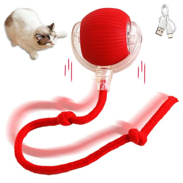 Akıllı İnteraktif Kedi Topu - Şarjlı Kedi Oyuncağı