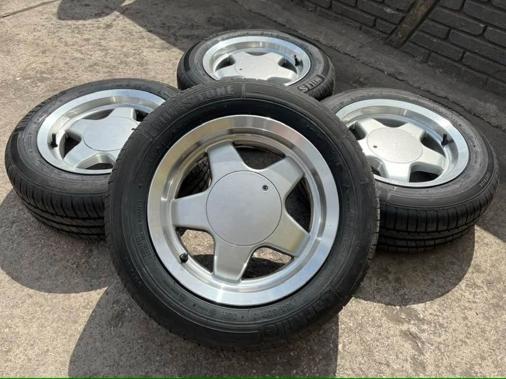 13 JANT 4X98 CMS 40 ÇIKMA 185/60/13 SIFIR MİLESTONE SET KELEPİR - 7