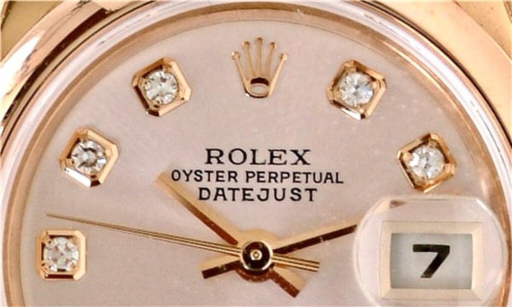 ‼İTHAL/SIFIR/KADIN/Rolex DateJust,Komple 18Kt.Gold,Pırlanta Kadran - 8