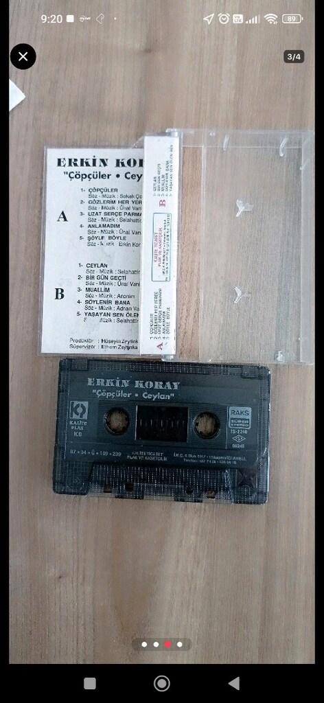 ERKİN KORAY ORİJİNAL KASET - 2