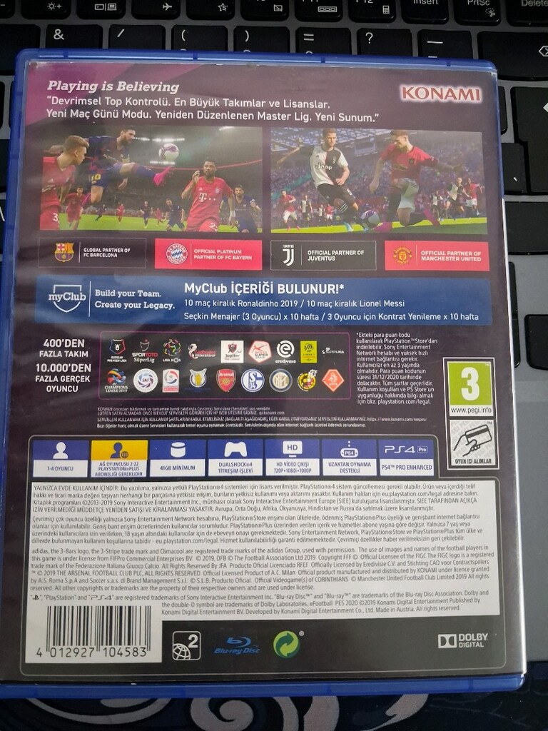 PES 2020 PS4/PS5 - 2