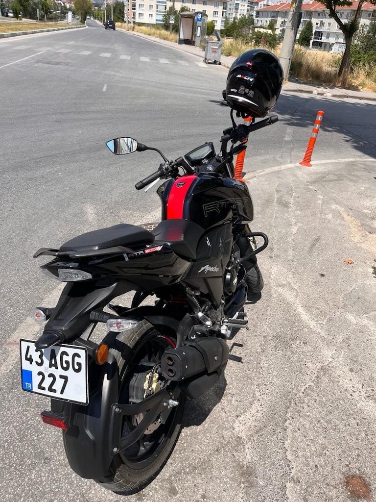 TVS APACHE RTR200 HATASIZ DÜŞÜK KM MOTOR - 5