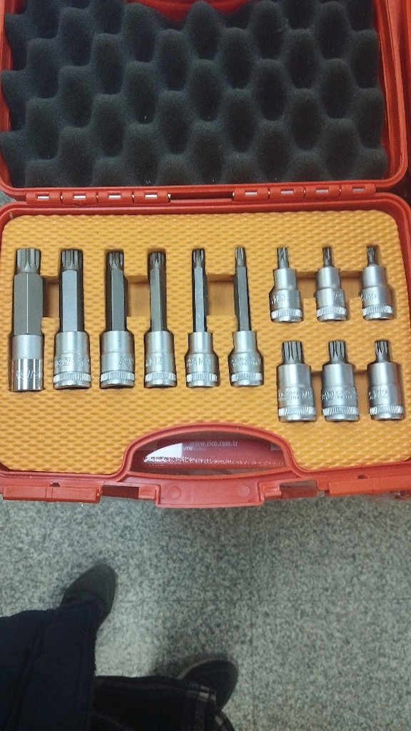 RİCO M TİPİ TORX 1/2 LOKMALI 12 PARÇA SET - 2