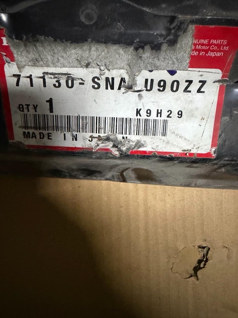 Honda Civic Ön Tampon 2006 2012 model arası sıfır orjinal 71130SNAU90Z - 3