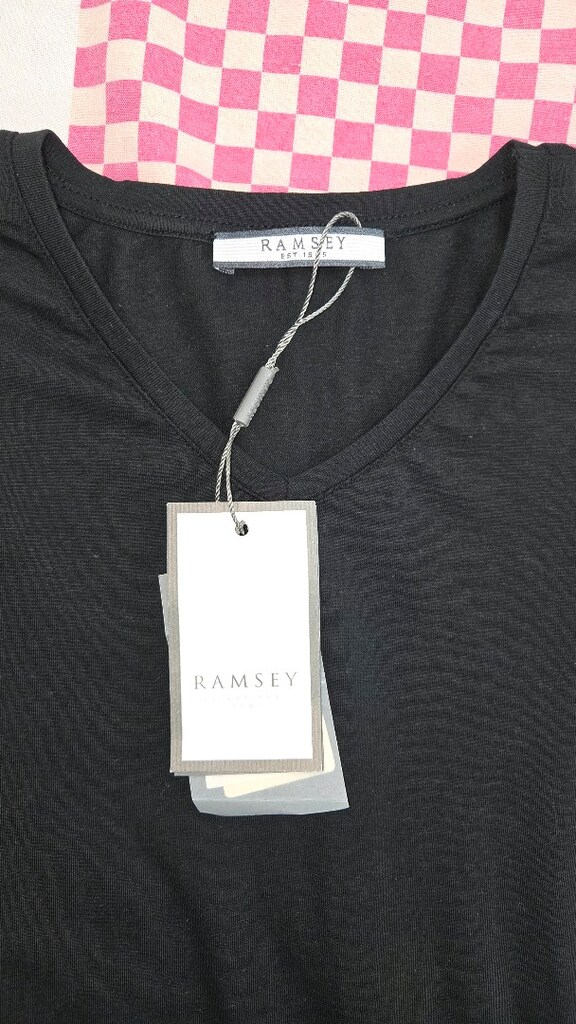 RAMSEY V YAKA LİKRALI TİŞÖRT - 3