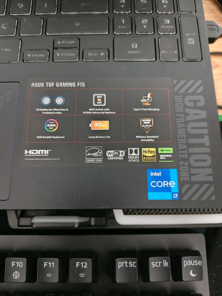 ASUS TUF GAMING F15 - 7