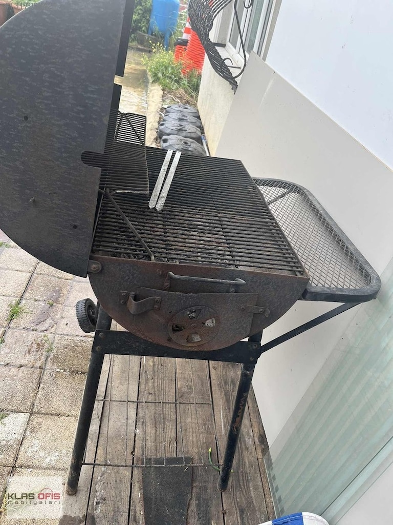 KLAS OFİS PENDİK 80x50x90 TEKERLEKLİ BARBEKÜ MANGAL İKİNCİ EL - 3