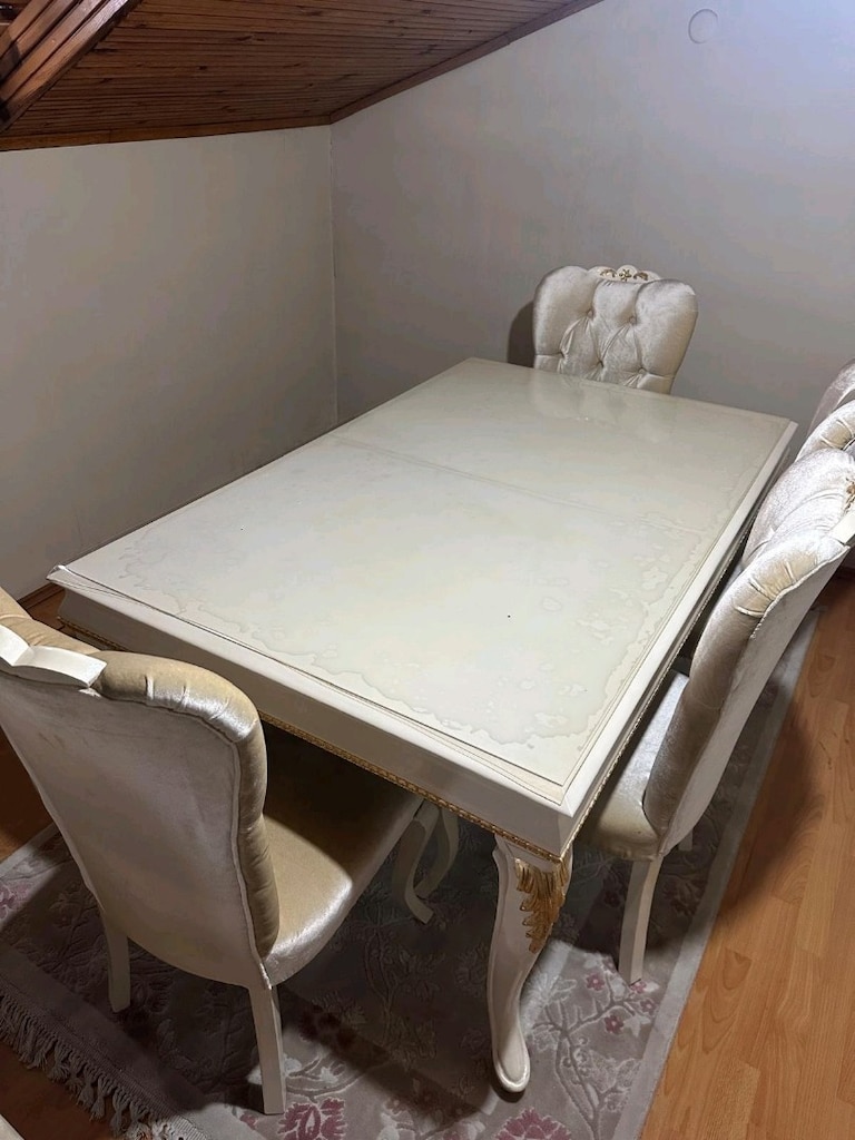 Ahşap Avangard Masa Takımı - 3