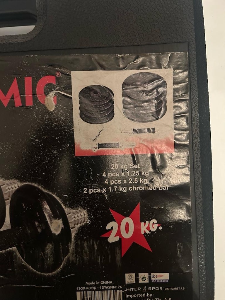20kg döküm dumbell - 4